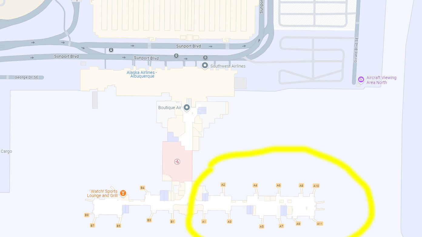 Albuquerque International airport Sunport