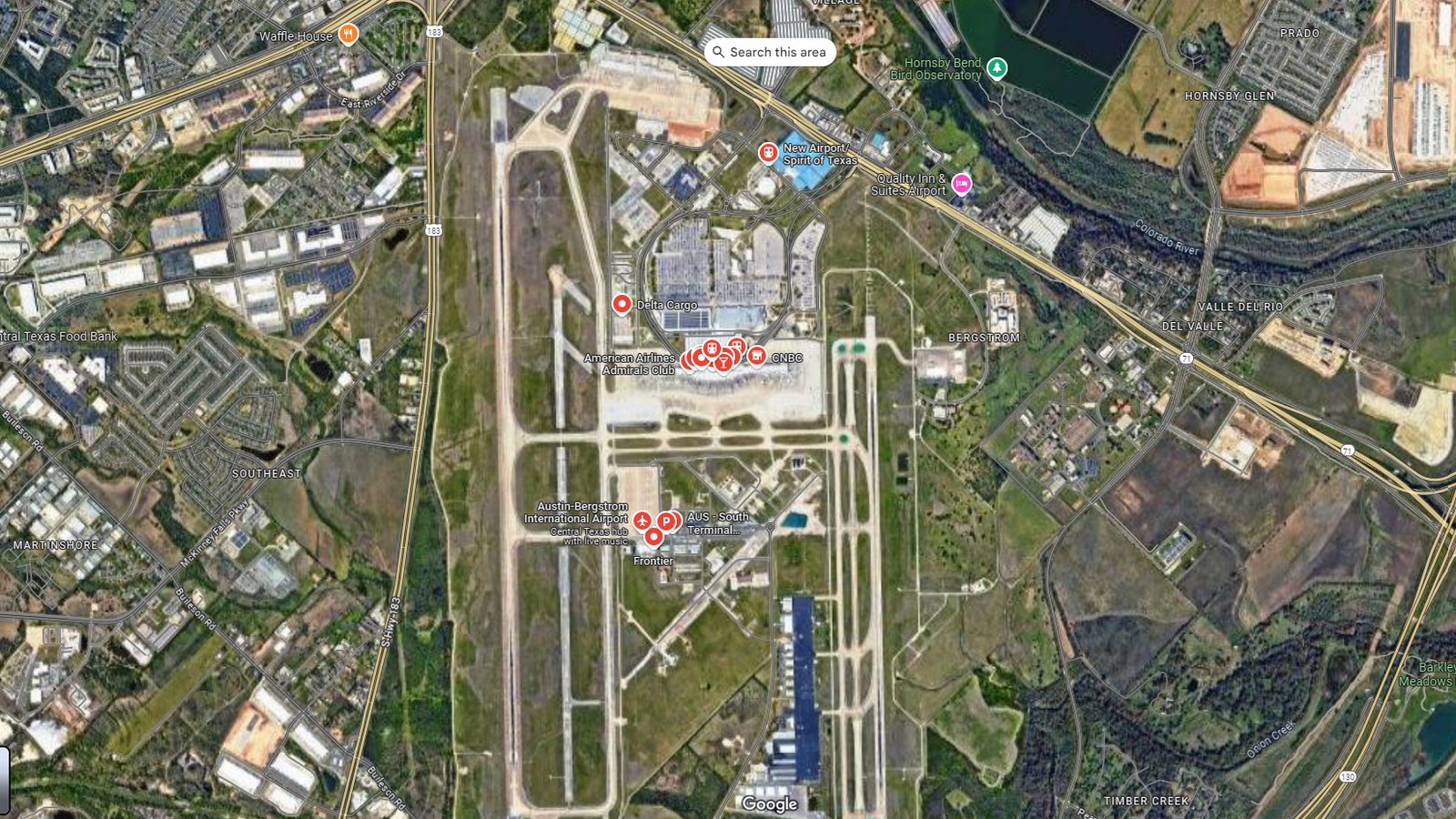 Austin–Bergstrom International Airport Terminal Map