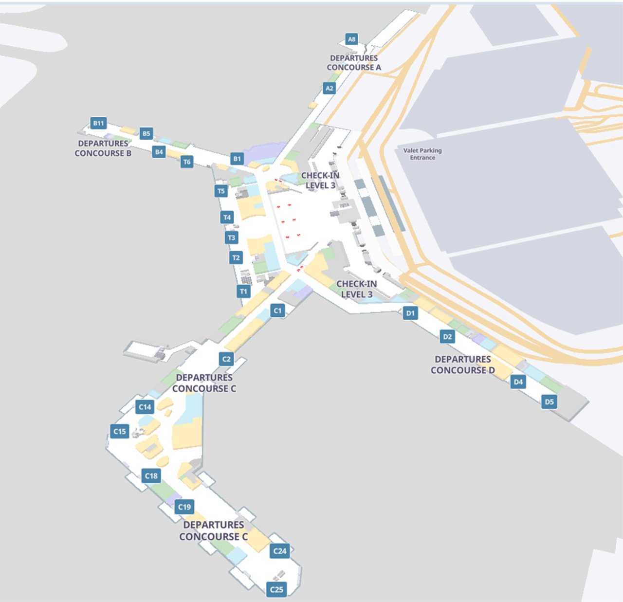 BNA terminal map