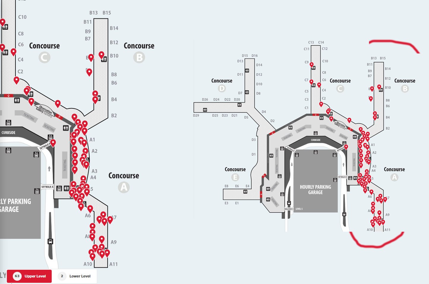 Concourse A & B