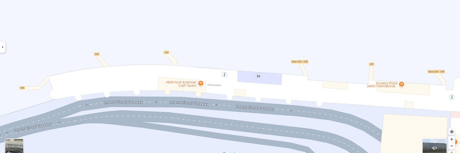 Concourse C map