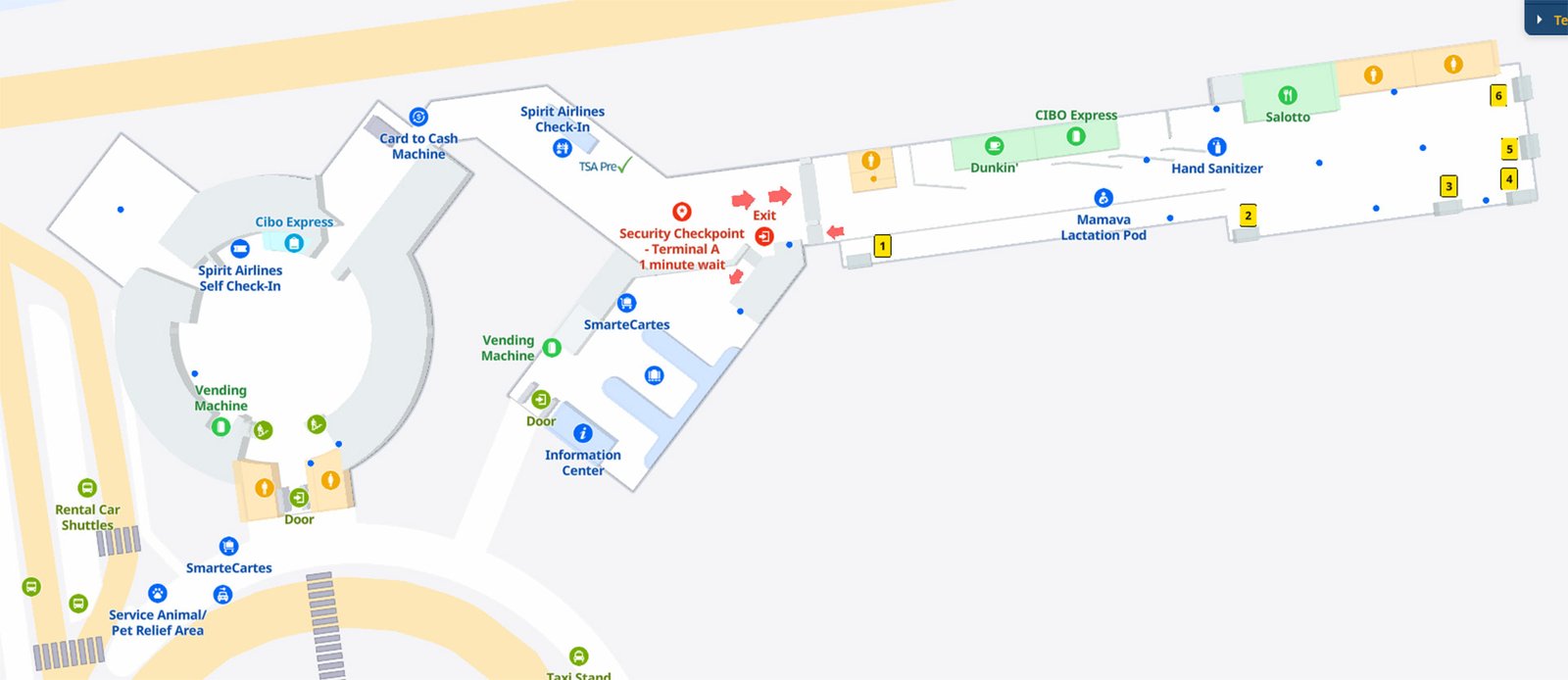 LaGuardia Airport terminal a