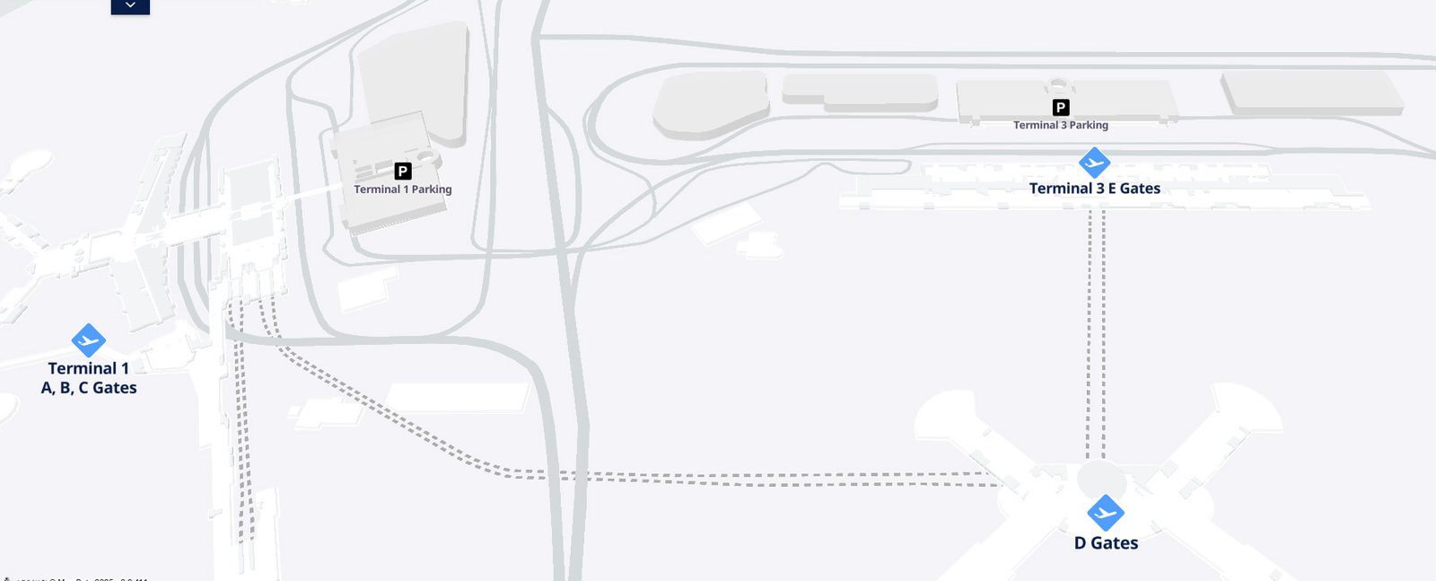 Las Vegas Airport terminal map