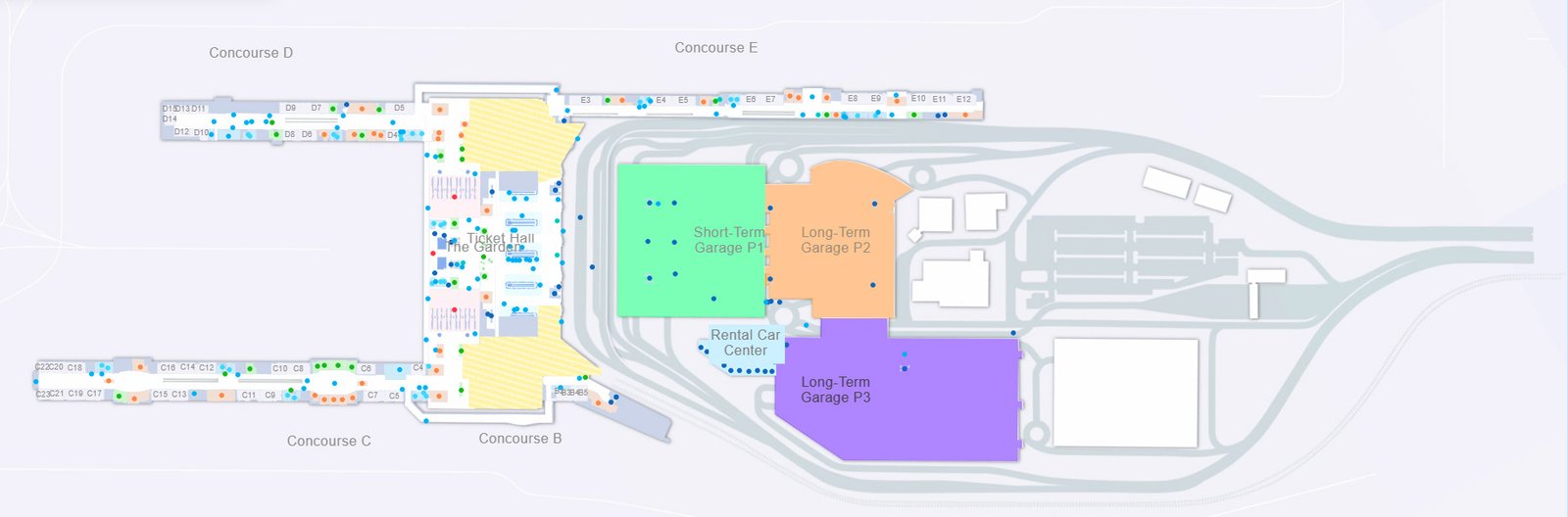 Portland International Airport Terminal Maps